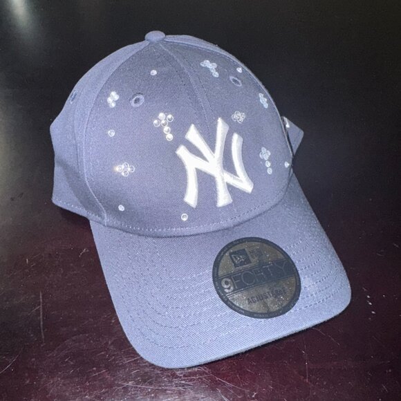 Yankees Custom Bling Baseball Hat - Picture 1 of 5